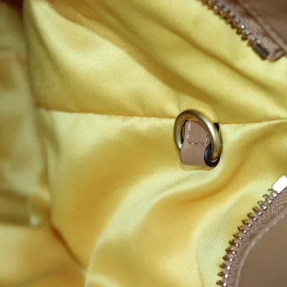 Coach Leather Hobo Shoulder Bag Tan Brown Brass Hardware NWOT - Picture 15 of 15